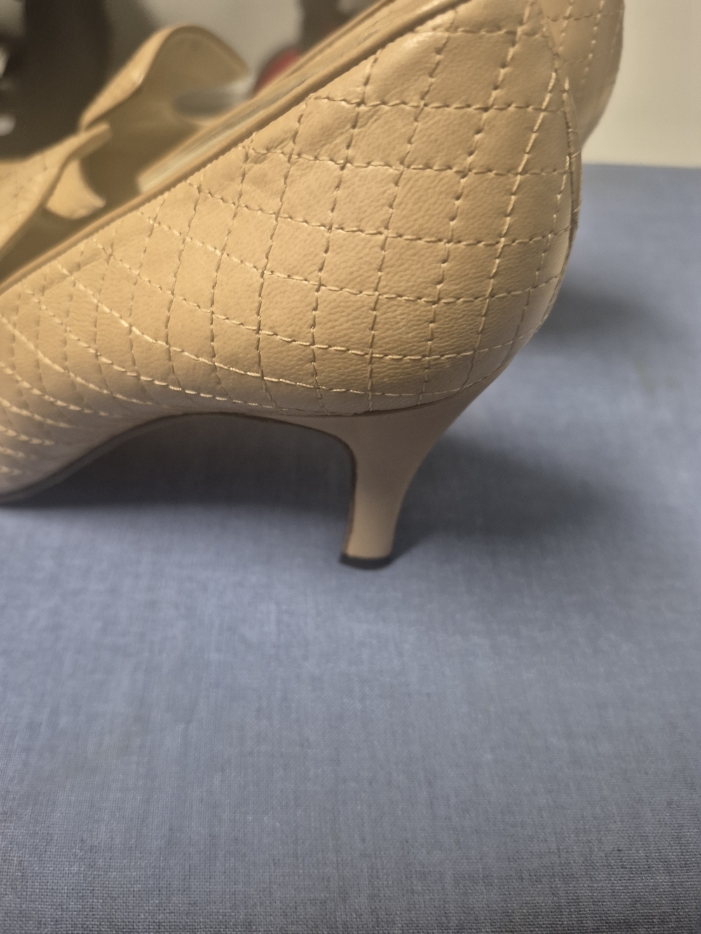 Bally Vintage Tan Quilted Leather High-Vamp Loafer Heels Old Money Corporate - Picture 7 of 12